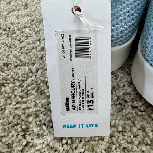 Native AP Mercury Lite Knit size 13 - Picture 6 of 6